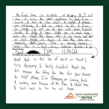 NH Detox Testimonial